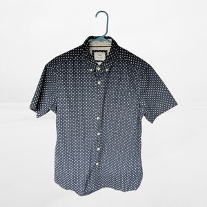 Pendleton Dark Blue Geometric Button Down Shirt